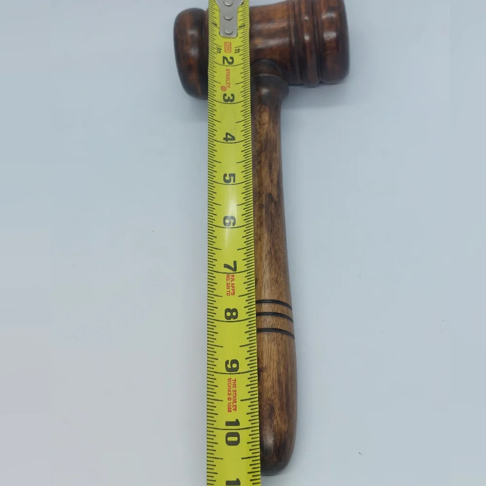 Unbranded wooden gavel